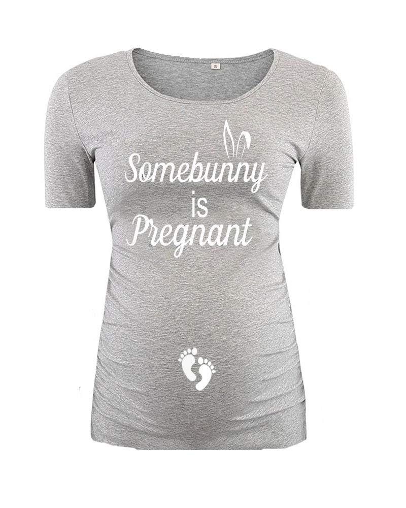 PandoraTees Easter Maternity Shirt - Somebunny is Pregnant