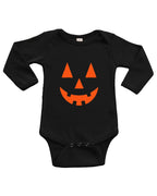 Infant Long Sleeve Onesie -Halloween Jack O' Lantern
