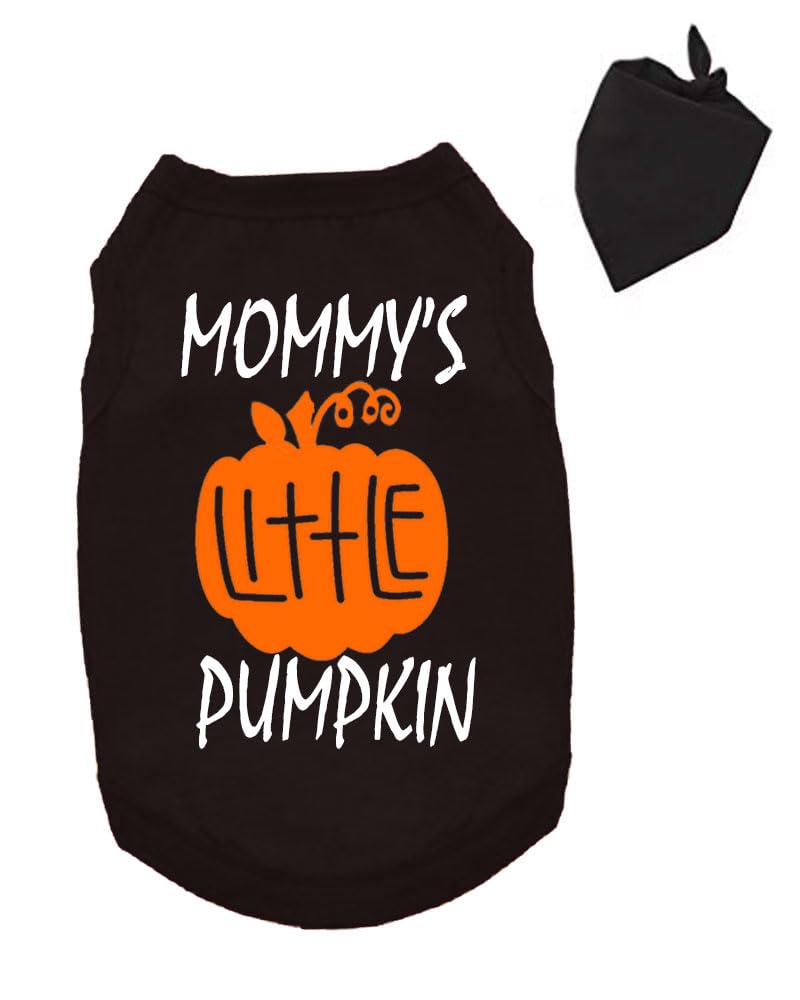 Funny Dog Halloween Costume, Dog Pumpkin Outfit - Mommy's Little Pumpkin