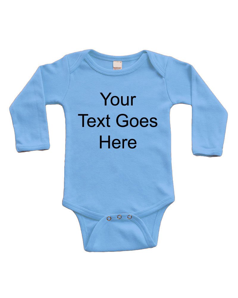 Infant Long Sleeve Bodysuit - Personalize it with Custom Print