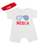 PandoraTees Baby Romper Gift Set - Merica
