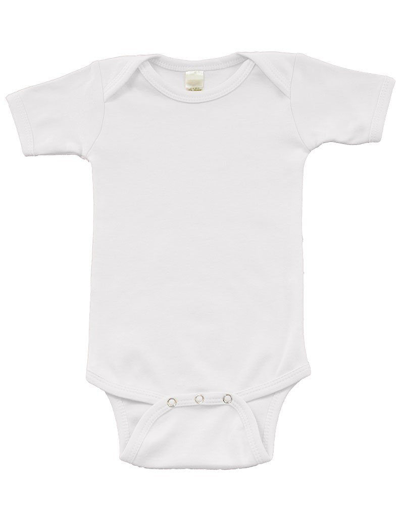 PandoraTees Baby Bodysuit, red black white