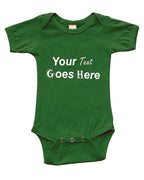 Personalize Baby Short Sleeve Bodysuit - Personalize with Custom Print