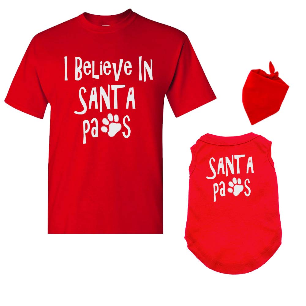 Matching Dog and Owner Outfit -Santa Paws