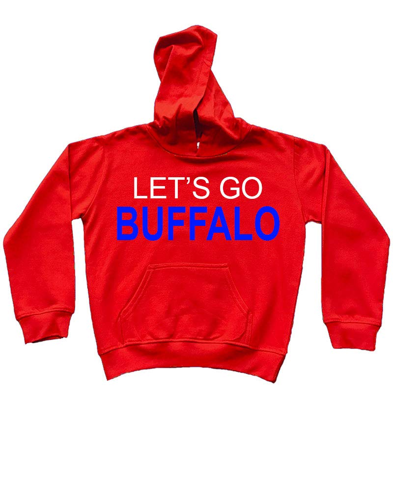 PandoraTees Lets Go Buffalo Kids Hoodie