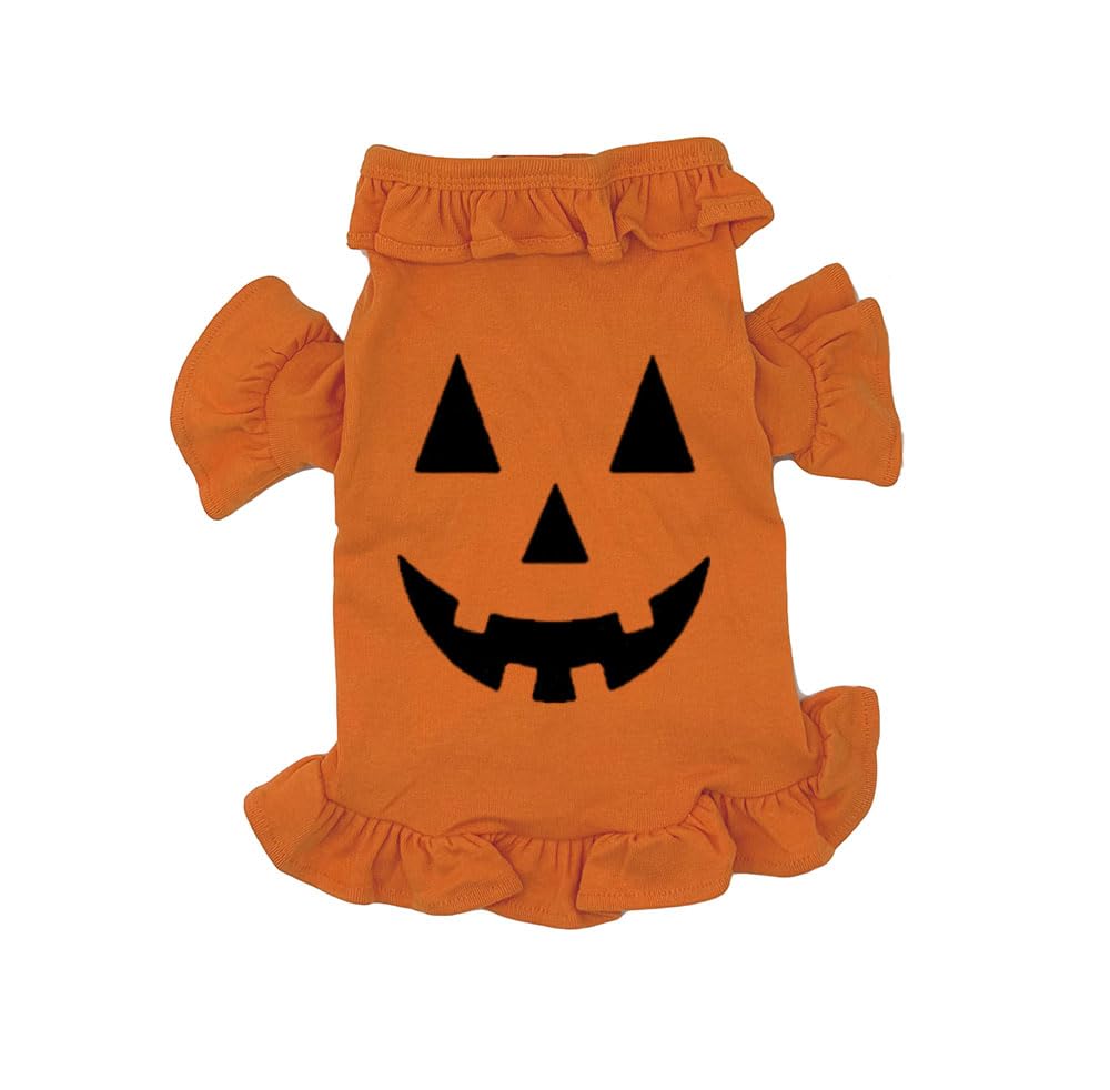 Pet Halloween Costume, Dog Halloween Outfit - Jack O Lantern Dog Costume