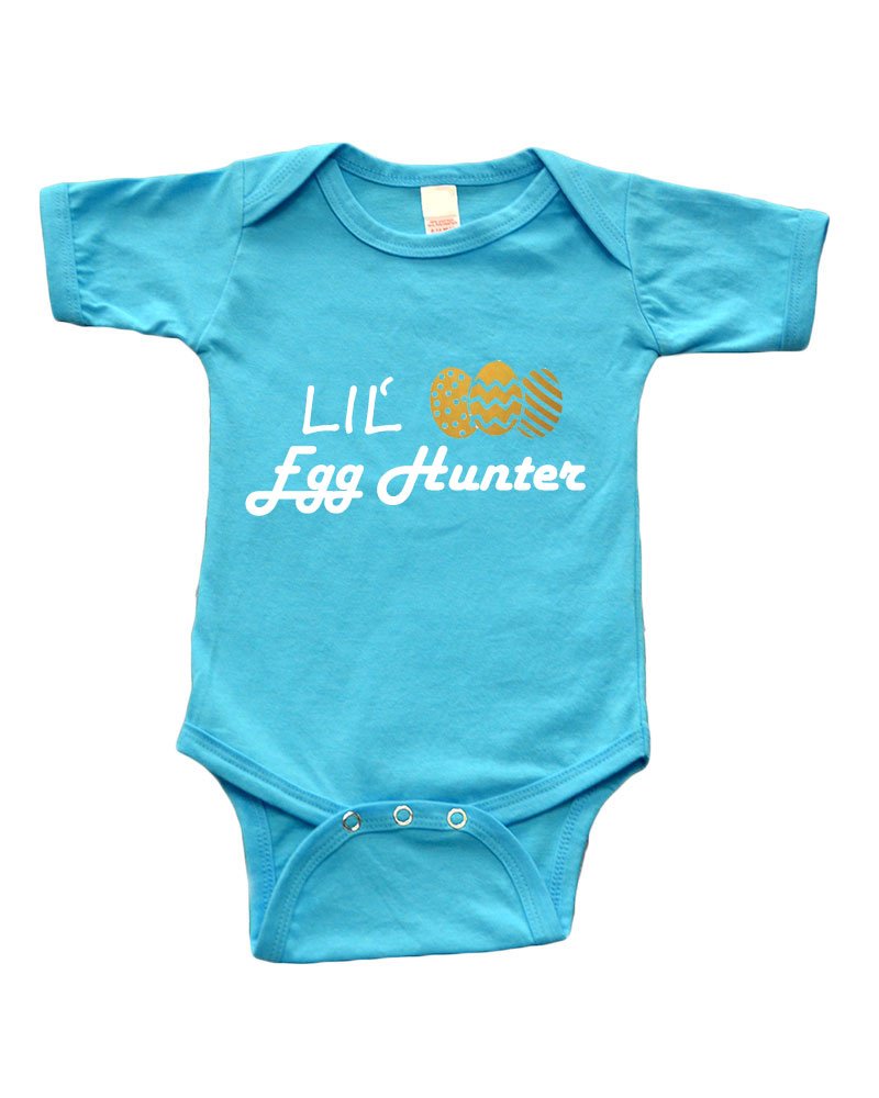 Infant Short Sleeve Onesie - Lil Egg Hunter