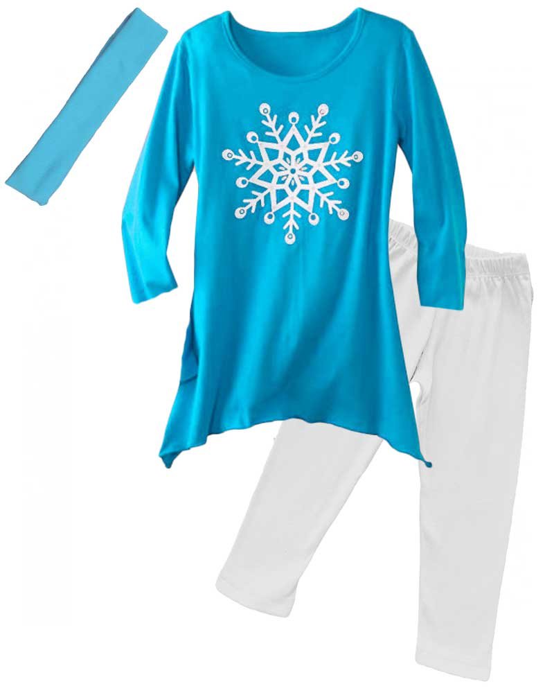 Girls Snowflake Outfit