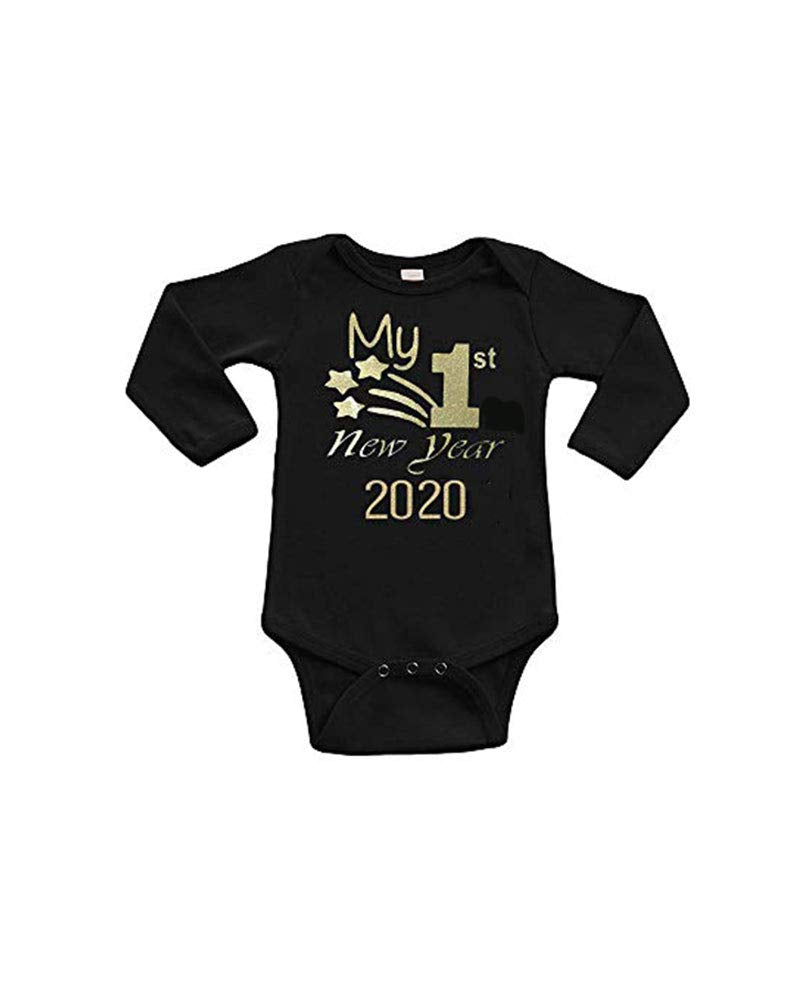 PandoraTees Infant Long Sleeve Bodysuit -My 1st New Year