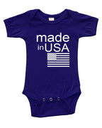 Infant Short Sleeve Onesie -Made in USA
