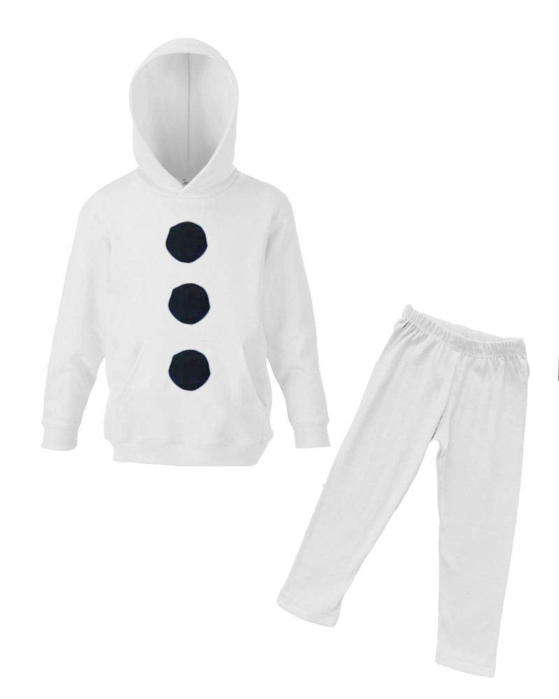 PandoraTees Snowman Fleece Hoodie and Pant Set