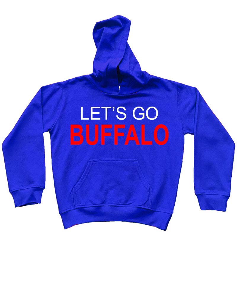 PandoraTees Lets Go Buffalo Kids Hoodie