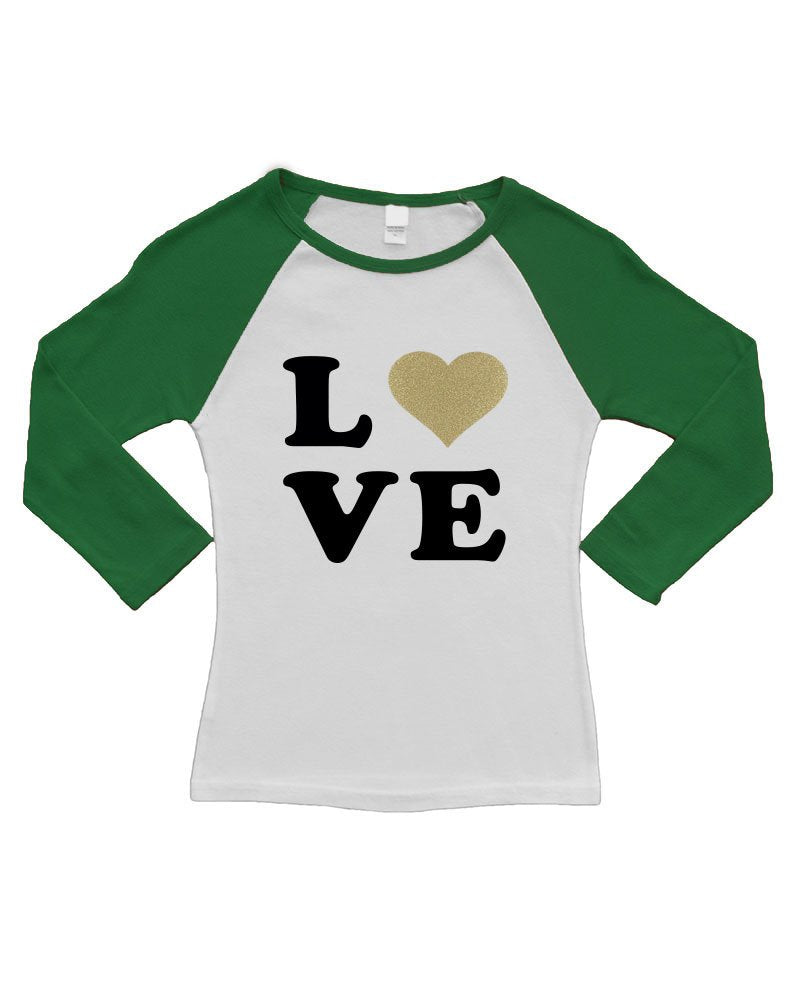 Women Raglan T-Shirt - Love