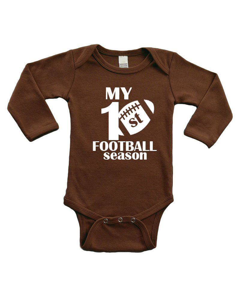 Infant Long Sleeve Bodysuit - My 1st Football Season