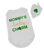 Patrick's Day Dog T-Shirt - Mommy's Lucky Charm