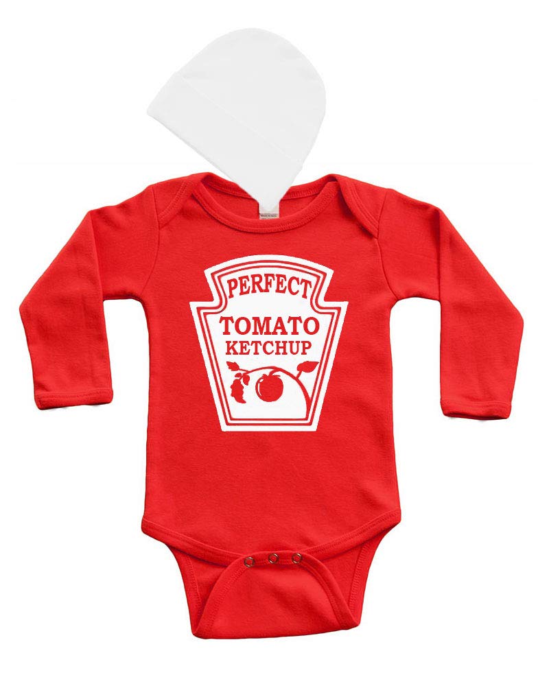 PandoraTees Condiments Baby Outfit, Ketchup, Mustard, Soy Sauce Baby outfit, Gift set