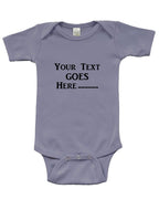 Personalize Baby Short Sleeve Bodysuit - Personalize with Custom Print