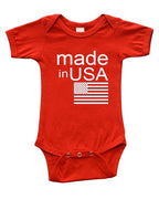 Infant Short Sleeve Onesie -Made in USA