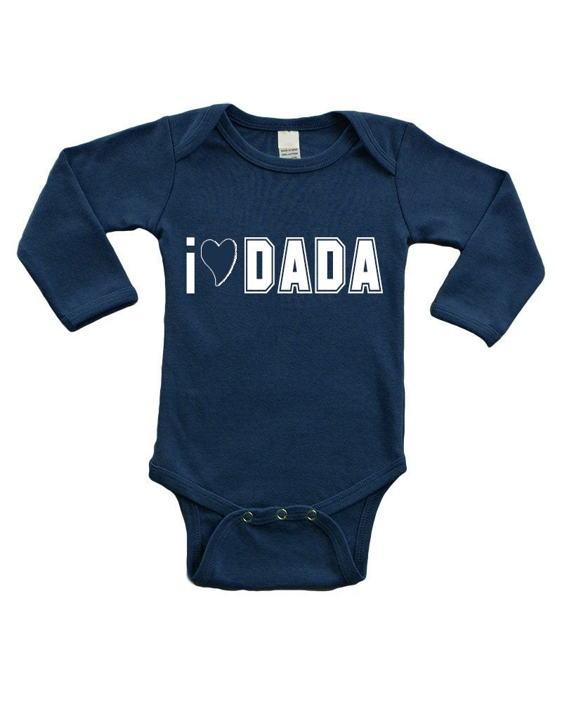 Infant Long Sleeve Bodysuit - i Love Dada