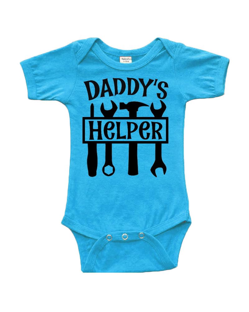 PandoraTees High Visibility, bright baby bodysuit Fathers Day Baby Bodysuit, Father's Day Gift- Daddy's Helper