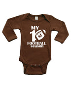 Infant Long Sleeve Bodysuit - My 1st Football Season