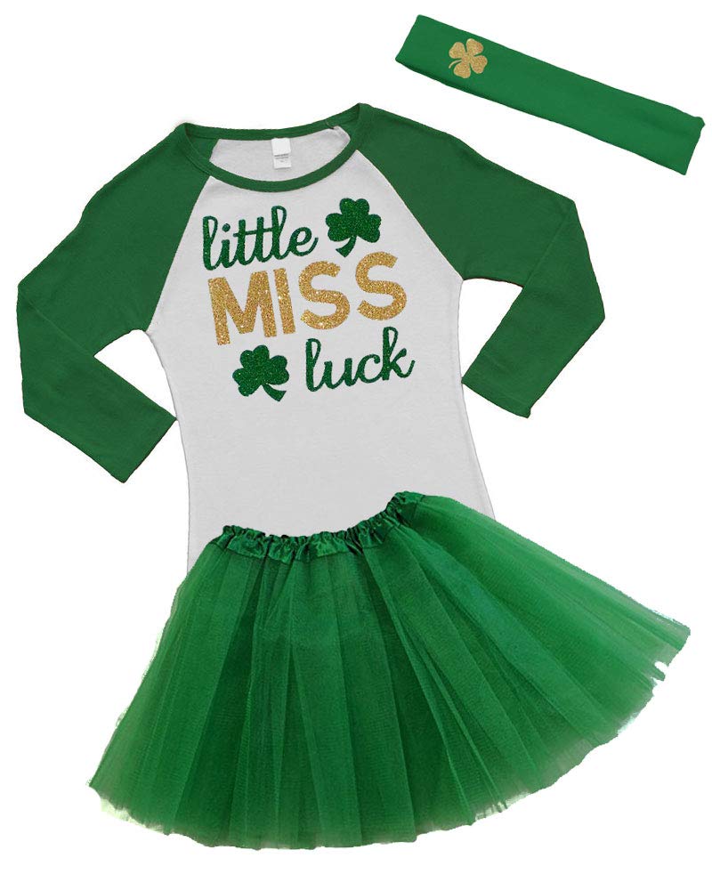 Girls St. Patrick's Day Outfit - Little Miss Luck