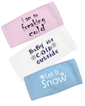 Fleece Ear Warmers - Set of 3(White,Pink,Sky)