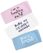 Fleece Ear Warmers - Set of 3(White,Pink,Sky)