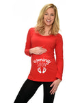 Maternity Long Sleeve T-Shirt - Coming Soon