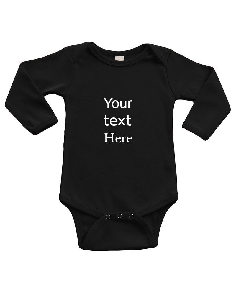 Infant Long Sleeve Bodysuit - Personalize it with Custom Print