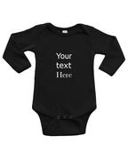 Infant Long Sleeve Bodysuit - Personalize it with Custom Print