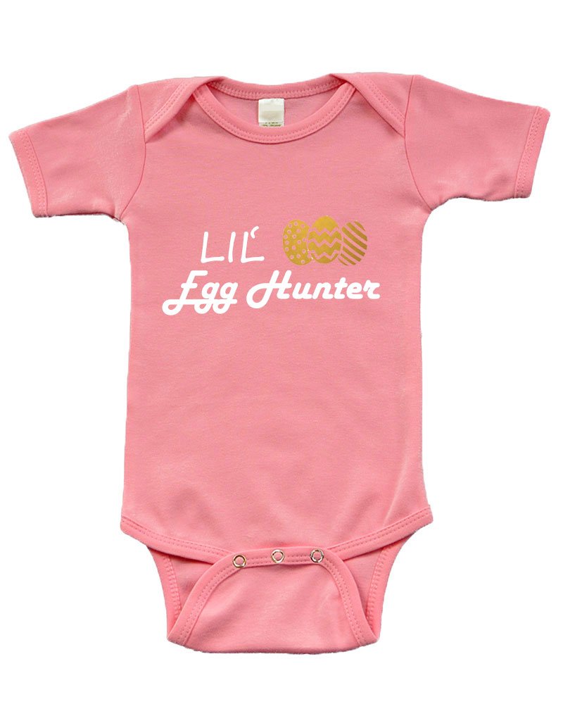 Infant Short Sleeve Onesie - Lil Egg Hunter