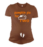 Maternity Thanksgiving Tee - Pumpkin Pie for Two