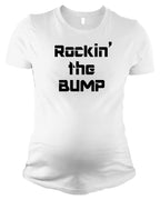 PandoraTees Maternity Short Sleeve T-Shirt - Rockin' The Bump