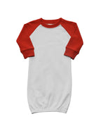 Infant Raglan Baby Gown - Personalize it with Custom Print