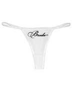 PandoraTees Women Thong Underwear - Bride