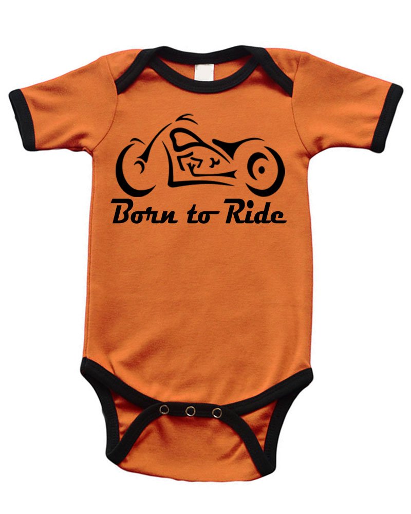 Short Sleeve Bodysuit Bodysuit - Born to Ride
