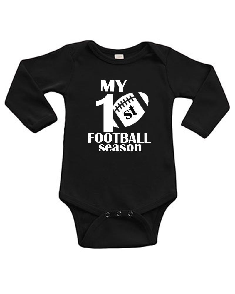 Infant Long Sleeve Bodysuit - My 1st Football Season