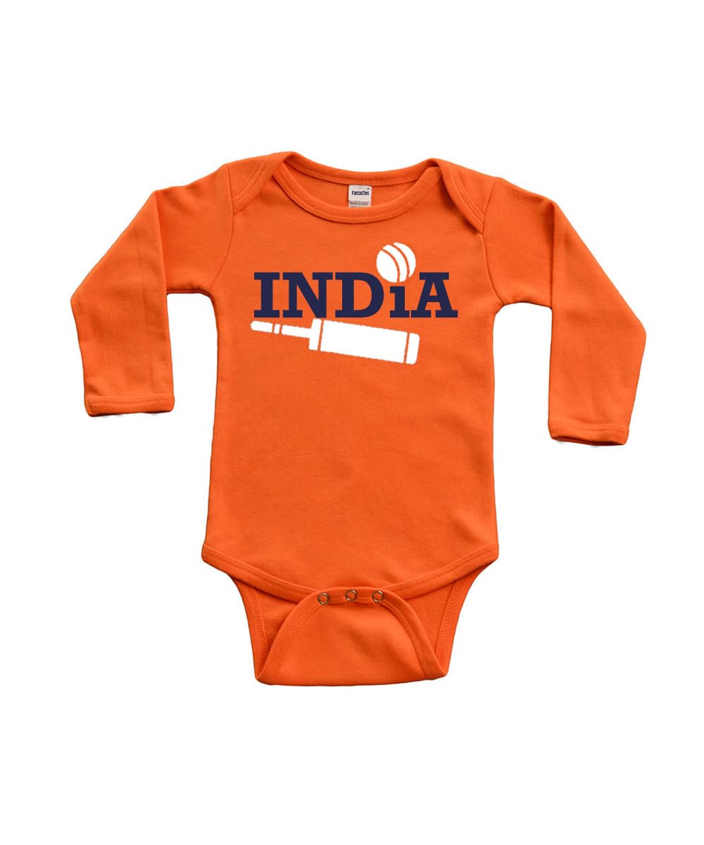 PandoraTees India Cricket Baby Gift Set, India Celebration, Cricket Baby Bodysuit, Cricket Baby Clothes