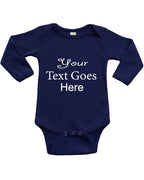 Infant Long Sleeve Bodysuit - Personalize it with Custom Print
