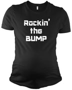 PandoraTees Maternity Short Sleeve T-Shirt - Rockin' The Bump