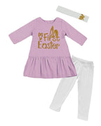 PandoraTees Easter Girls Outfit - My First Easter