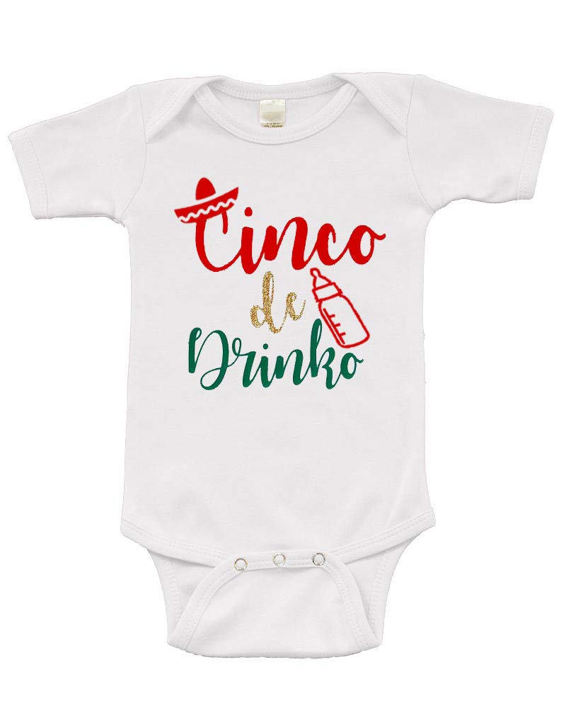 Cinco Mayo Baby Bodysuit - Cinco De Drinco