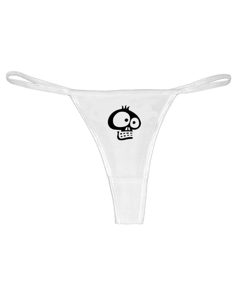 PandoraTees Women Thong Underwear - Skull