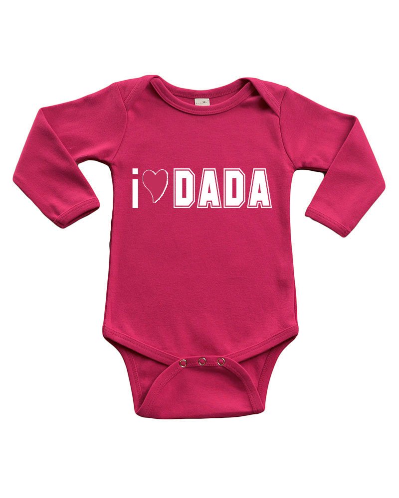 Infant Long Sleeve Bodysuit - i Love Dada