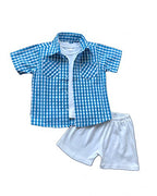 Toddler Boys 3-piece Plaid Set