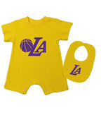 PandoraTees Baby Romper Set - LA