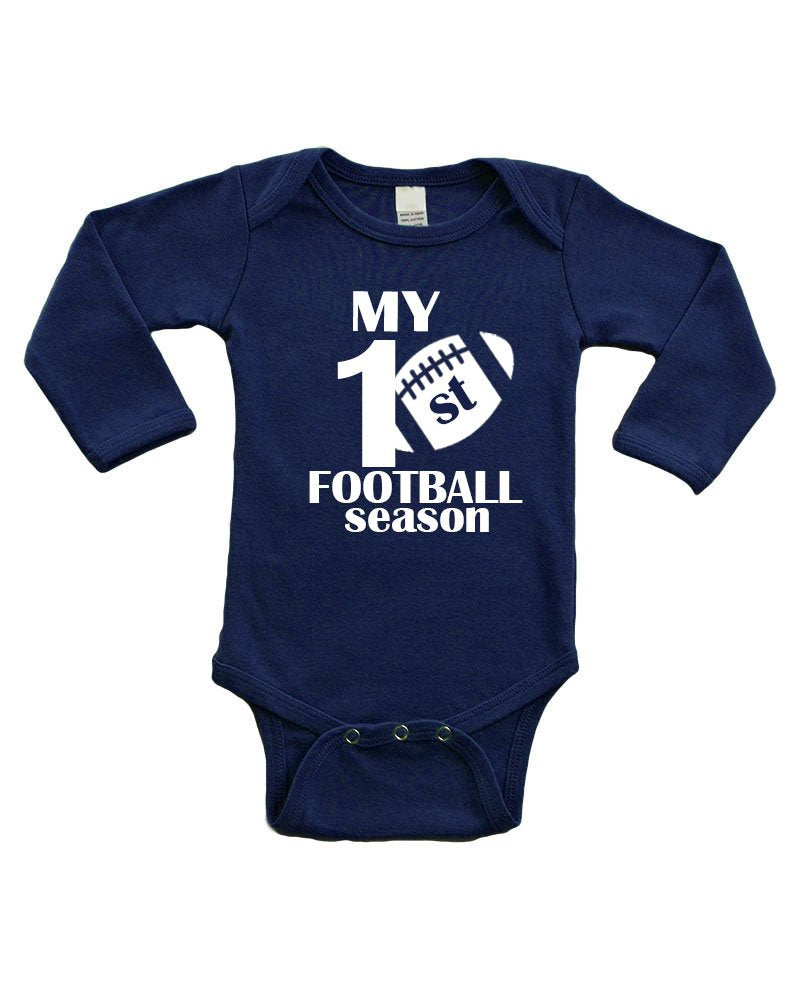 Infant Long Sleeve Bodysuit - My 1st Football Season