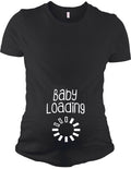PandoraTees Maternity Short Sleeve T-Shirt - Baby Loading …