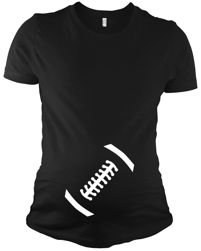 PandoraTees Maternity Football Bump T shirt